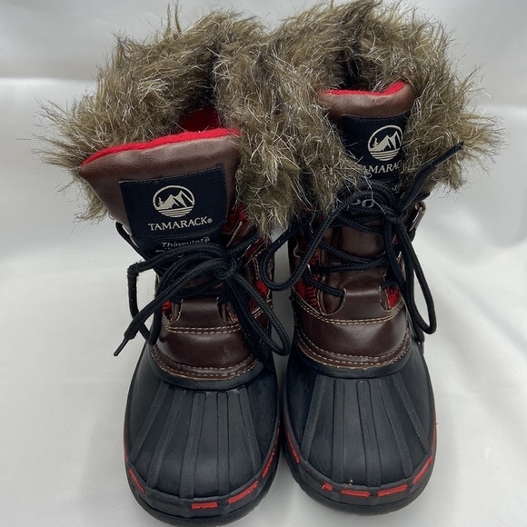 Tamarack Youth Plaid Winter Pac Thinsulate Insulation Boots Size 13 - Picture 7 of 16